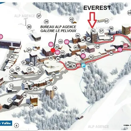 Lägenhet L'everest - 2 Pieces 5 Pers - L'everest - 121ev- Plagne Centre Mae-9034