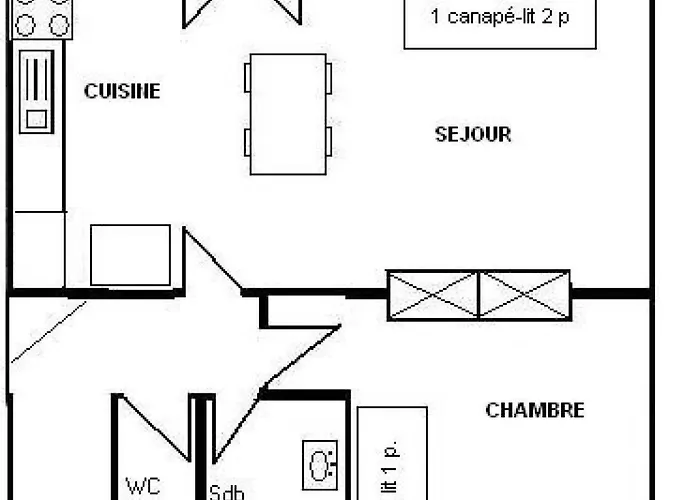 L'everest - 2 Pieces 5 Pers - L'everest - 121ev- Plagne Centre Mae-9034